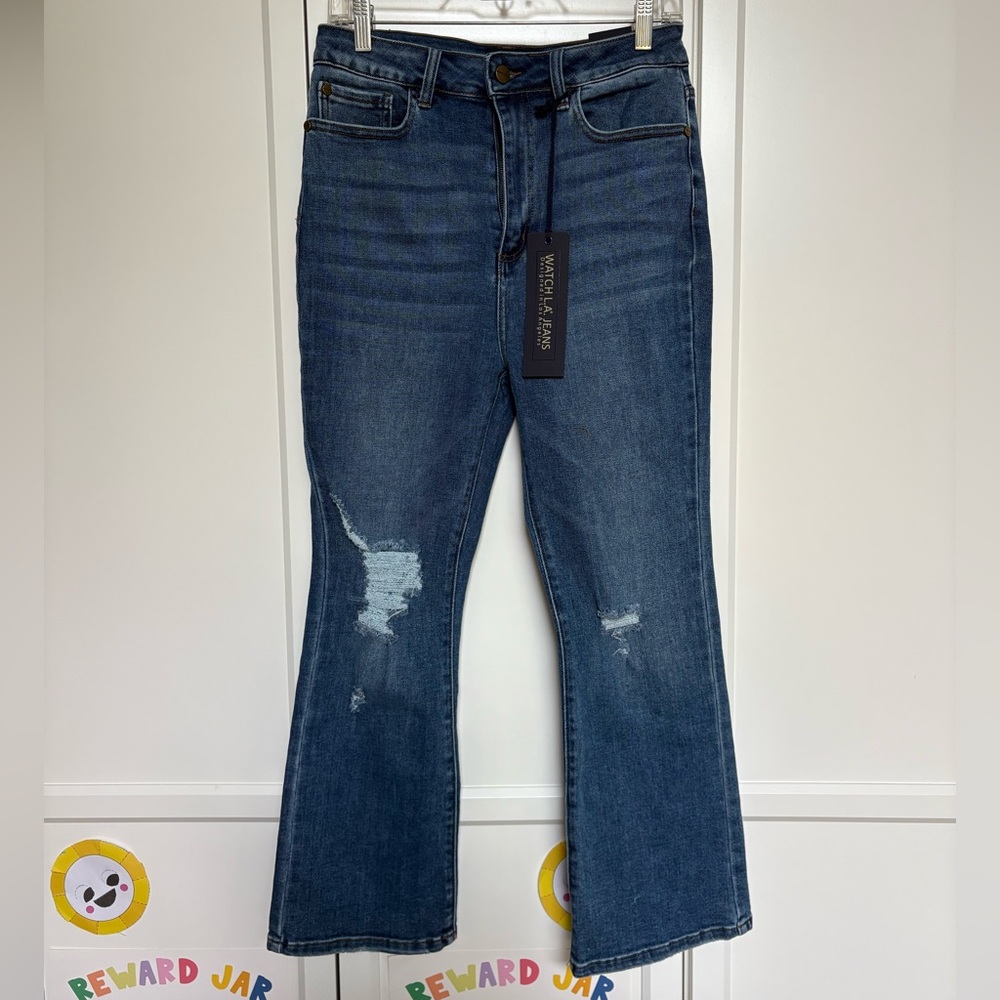 Watch L.A. Medium Wash Flare Jeans